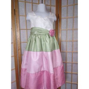 Bonnie Jean Sz 6 Tiered Sleeveless Dress